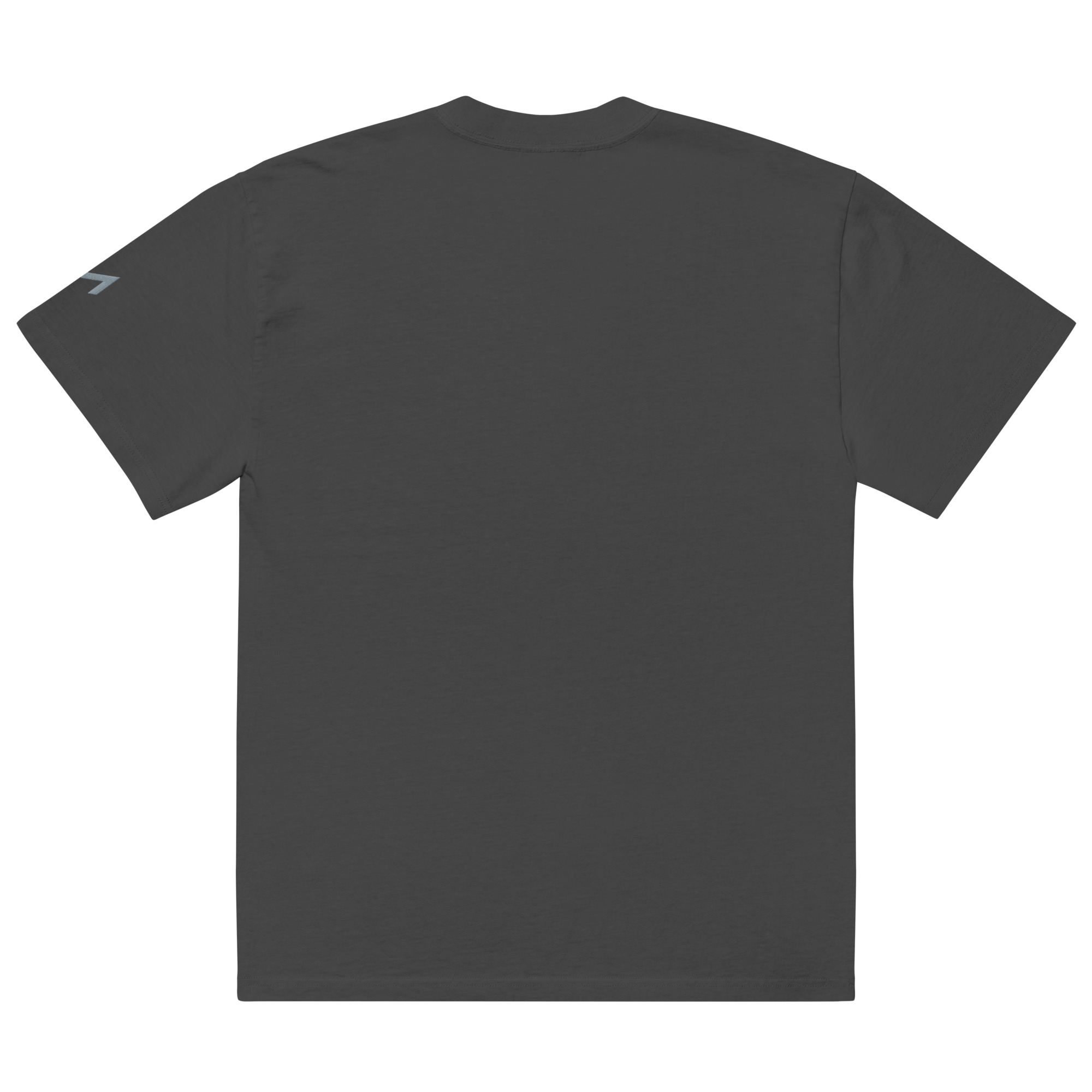 LAMARO Faded Oversized T-Shirt mit Ärmeldruck mens oversized faded t shirt faded black back 6a78c1ad2903c.jpg