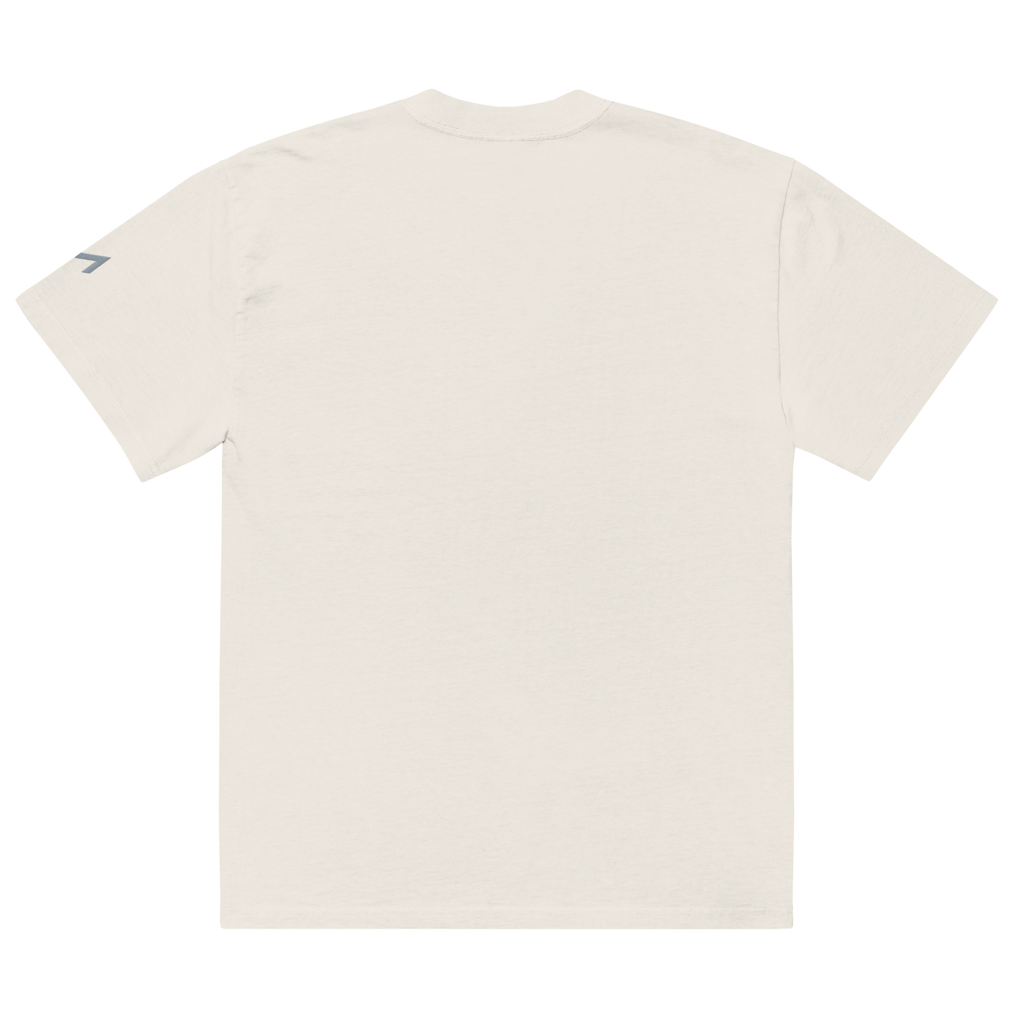LAMARO Faded Oversized T-Shirt mit Ärmeldruck mens oversized faded t shirt faded bone back 6a78c1ad2cbbf.jpg