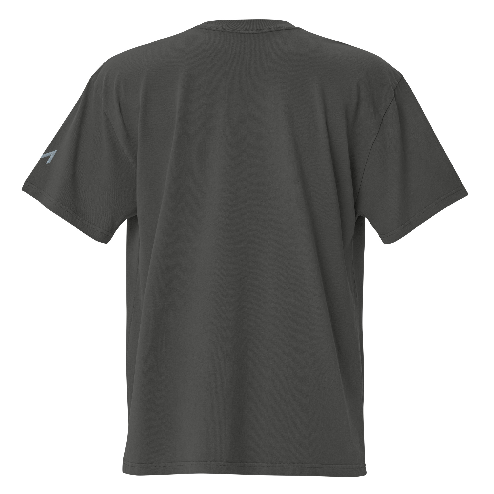 LAMARO Faded Oversized T-Shirt mit Ärmeldruck mens oversized faded t shirt faded coal back 6a75b5dbd2f74.jpg