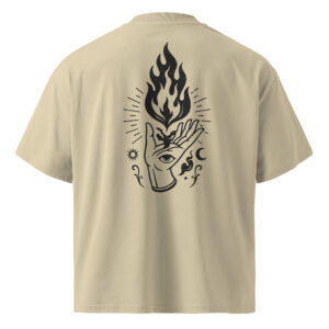 unisex organic oversized high neck blaster 2.0 t shirt stone back 6a78c4bec6cd2.jpg