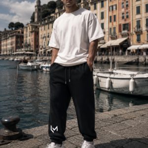 LAMARO Monogram Heavyweight Sweatpants – Relaxed Fit