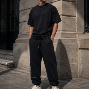 AMARO Signature Heavyweight Jogginghose – Unisex in Schwarz