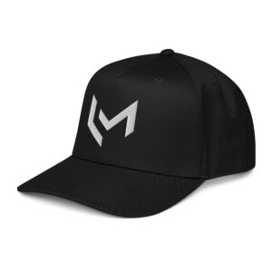 LAMARO 5-Panel-Cap mit Logo – Mid Profile in Schwarz