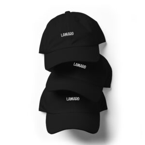 LAMARO Classic Dad Hat mit Logo – Verstellbare Unisex Ca