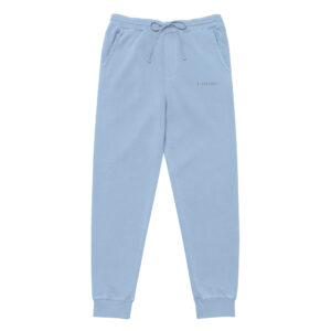 LAMARO Pigment Dyed Unisex-Jogginghose – Babyblau