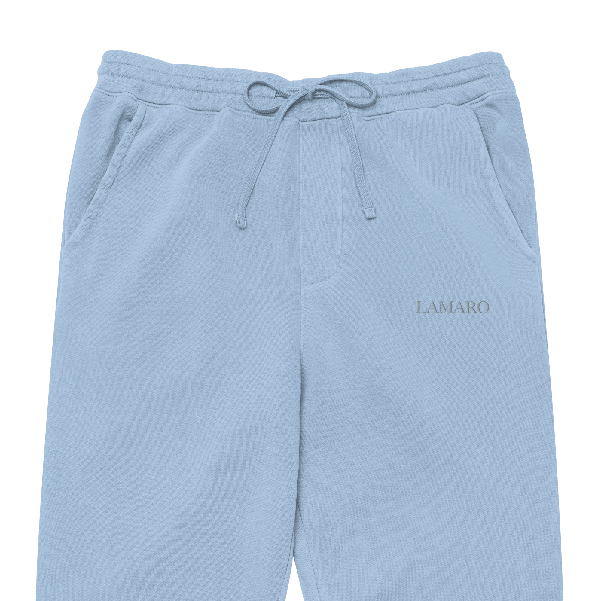 LAMARO Pigment Dyed Unisex-Jogginghose – Babyblau LAMARO Pigment Dyed Unisex-Jogginghose – Babyblau – Bild 2